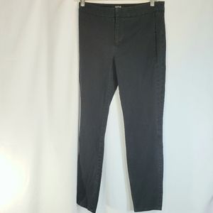 Apt. 9 Modern Fit Black Cotton Pants Size 8
